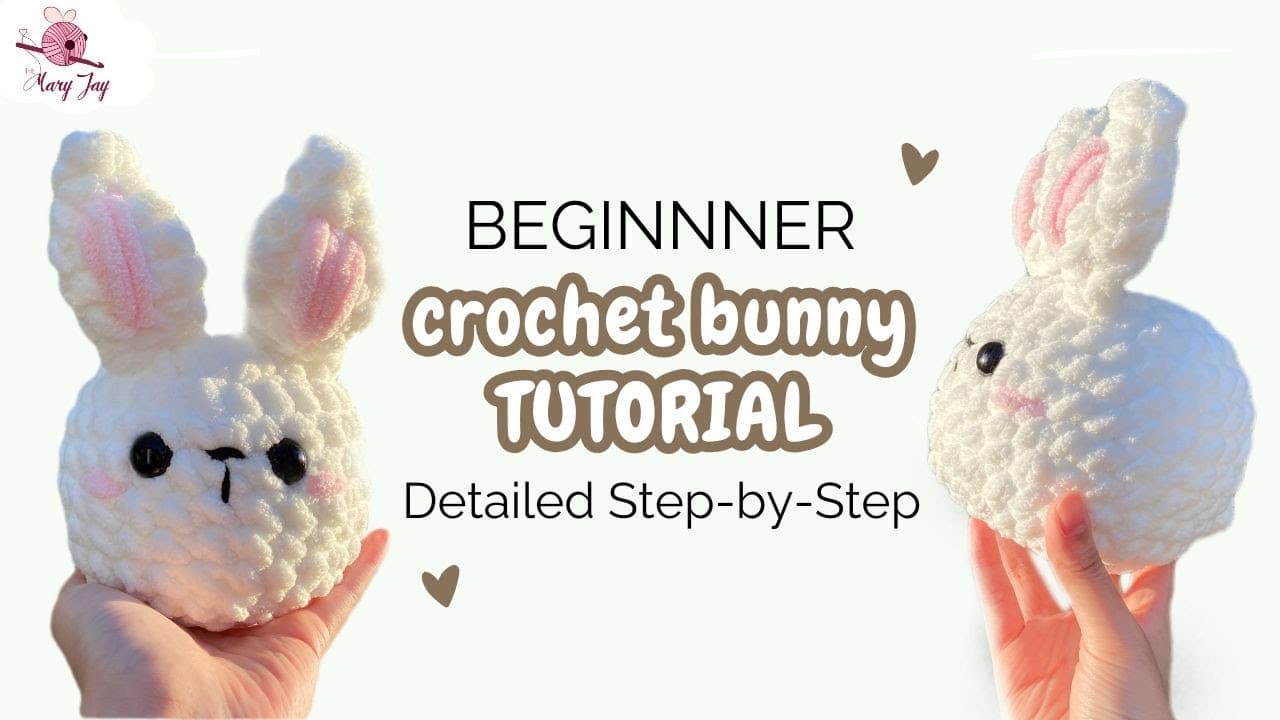 How to Crochet an Easter Bunny (Beginner Amigurumi)