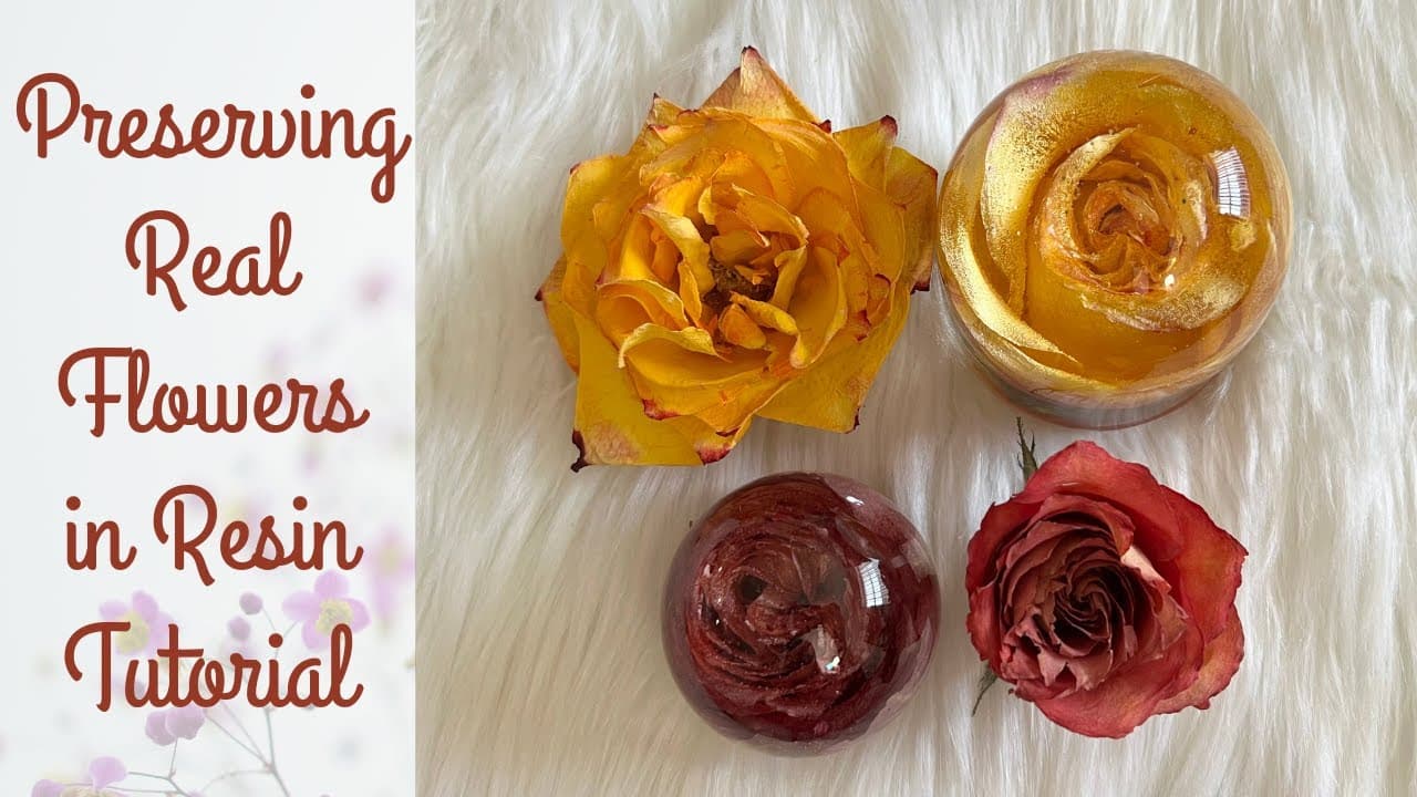 How to Seal Flowers in Resin: Preserved Rose Sphere Tutorial