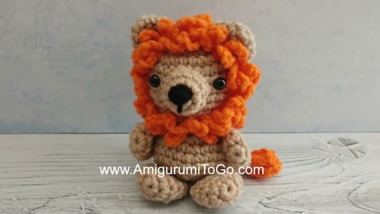 How to Crochet a Lion (Beginner Amigurumi)