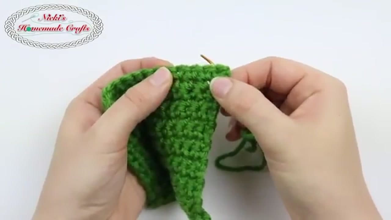 Step 2: Run the Needle Through the Tunnel of Stitches - How to Weave in Ends (Crochet and Knitting Method That Never Comes Undone)