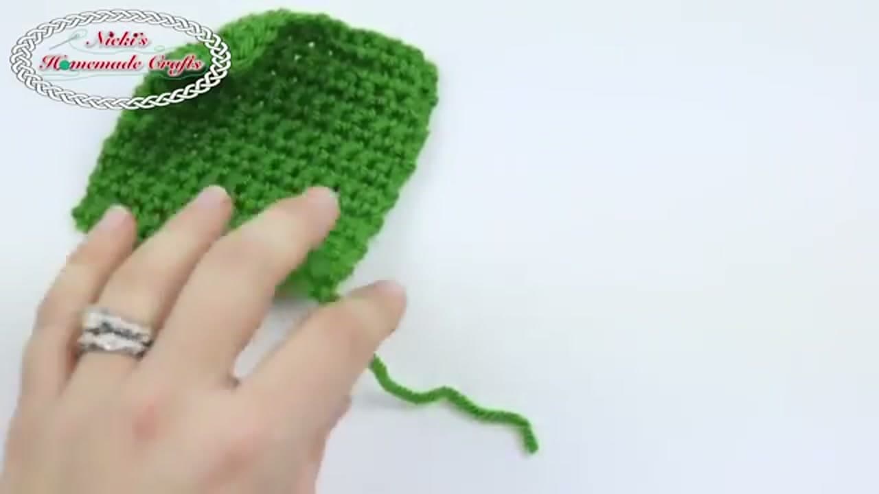 The finished result: How to Weave in Ends (Crochet and Knitting Method That Never Comes Undone)