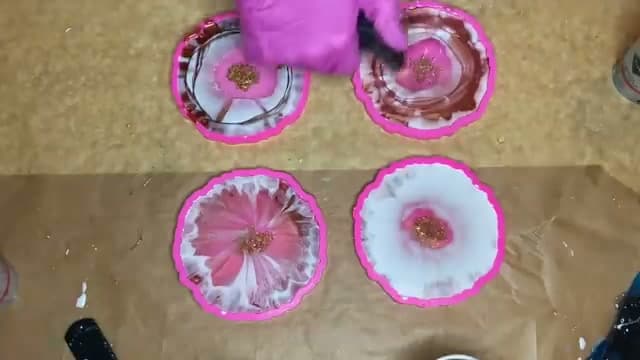 Step 7: Pop Bubbles and Let Cure - Resin Art for Beginners: Coaster Tutorial